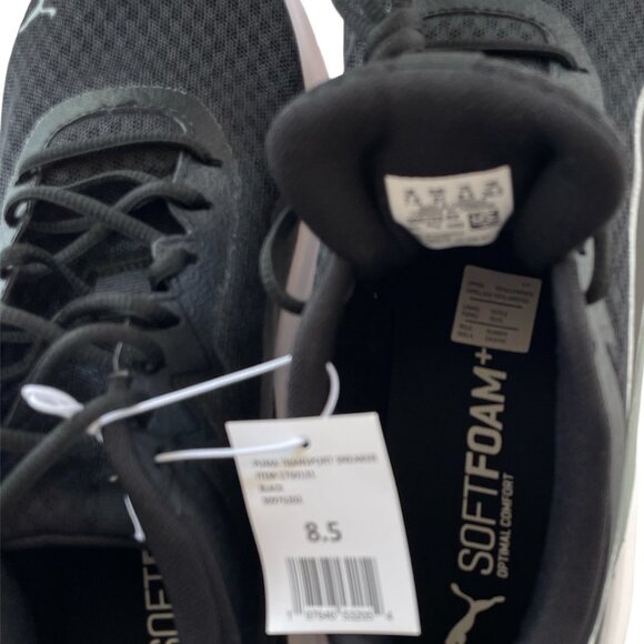 Men's Puma Transport Sneaker, Puma ,8.5 Black, NWT - Picture 6 of 6